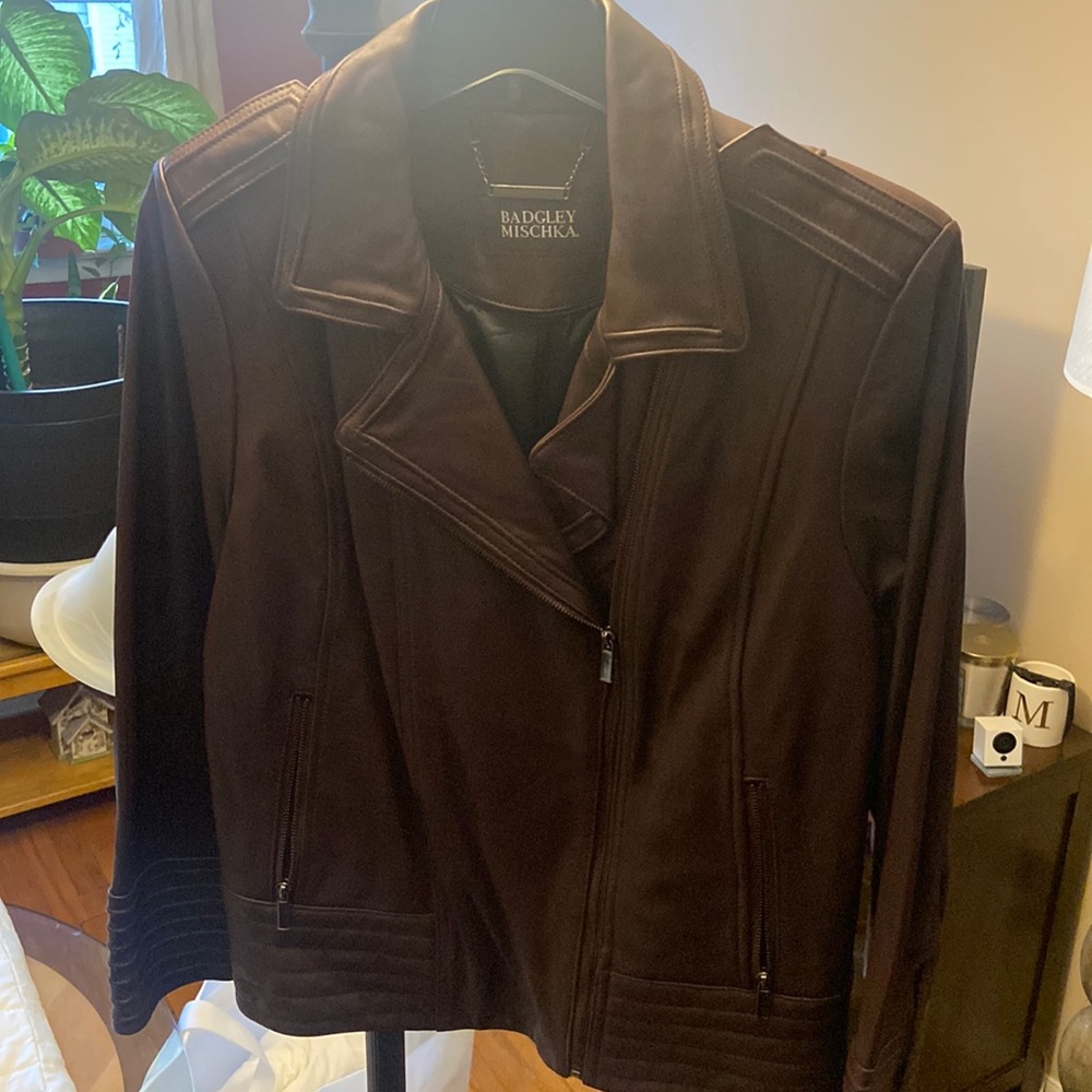 GENUINE LEATHER - BADGLEY MISCHKA- BROWN 2 X (runs small) - ONE LEFT - BRAND NEW